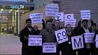 Lib Dems Protest Against New AVDC Council Chamber.