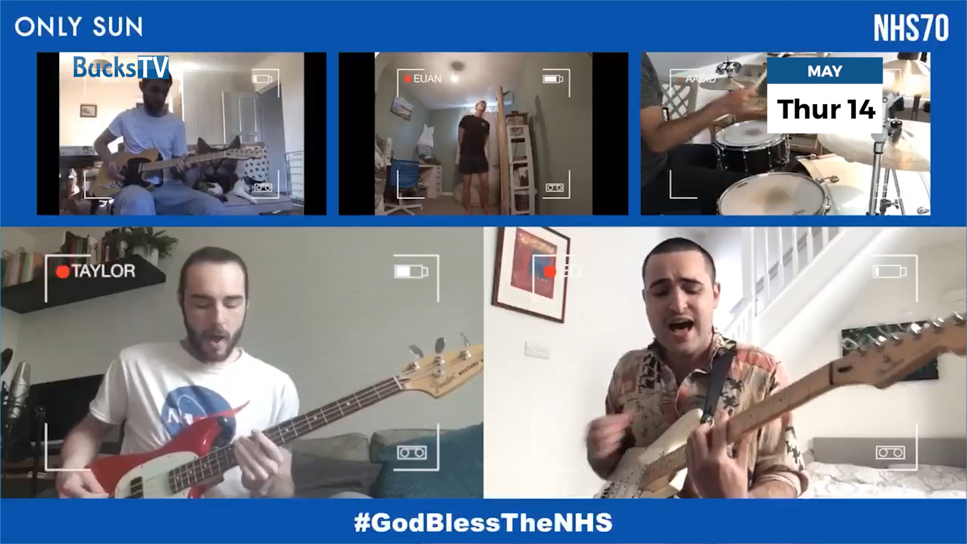 The Isolation Pod Show – Tues 19th May 2020 – ONLY SUN NHS70